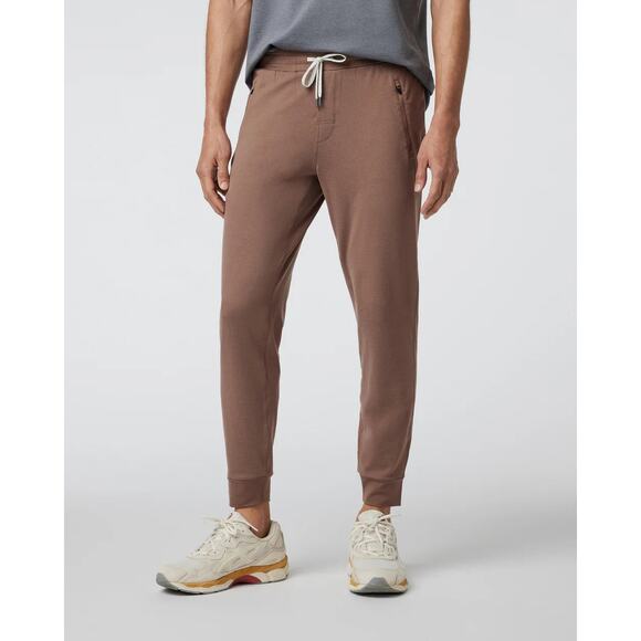 Vuori Men’s Ponto Performance Jogger brown size L - Picture 1 of 7